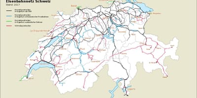 Bản đồ của thụy sĩ cổng