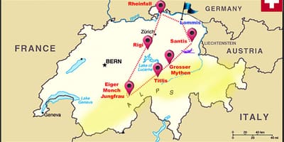 Virgin thụy sĩ bản đồ